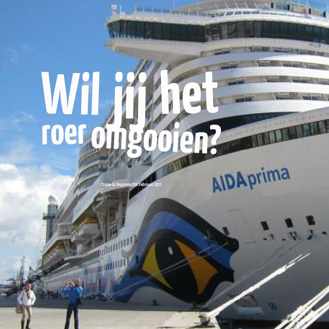 Speciaal voor start-ups vindt een seminar plaats op de AIDAPrima, want daar leer je groter denken. Meld jij je aan? cruisetoimprove.com