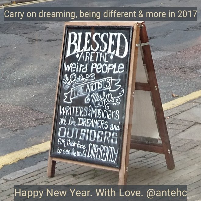 Veesfizz's tweet photo. #Sharedby @antehc - #Quote by Jack Kerouac & @SteveJobsFilm made it famous in his @Apple video. #NewYear2017 https://t.co/dNfe2FSh9q