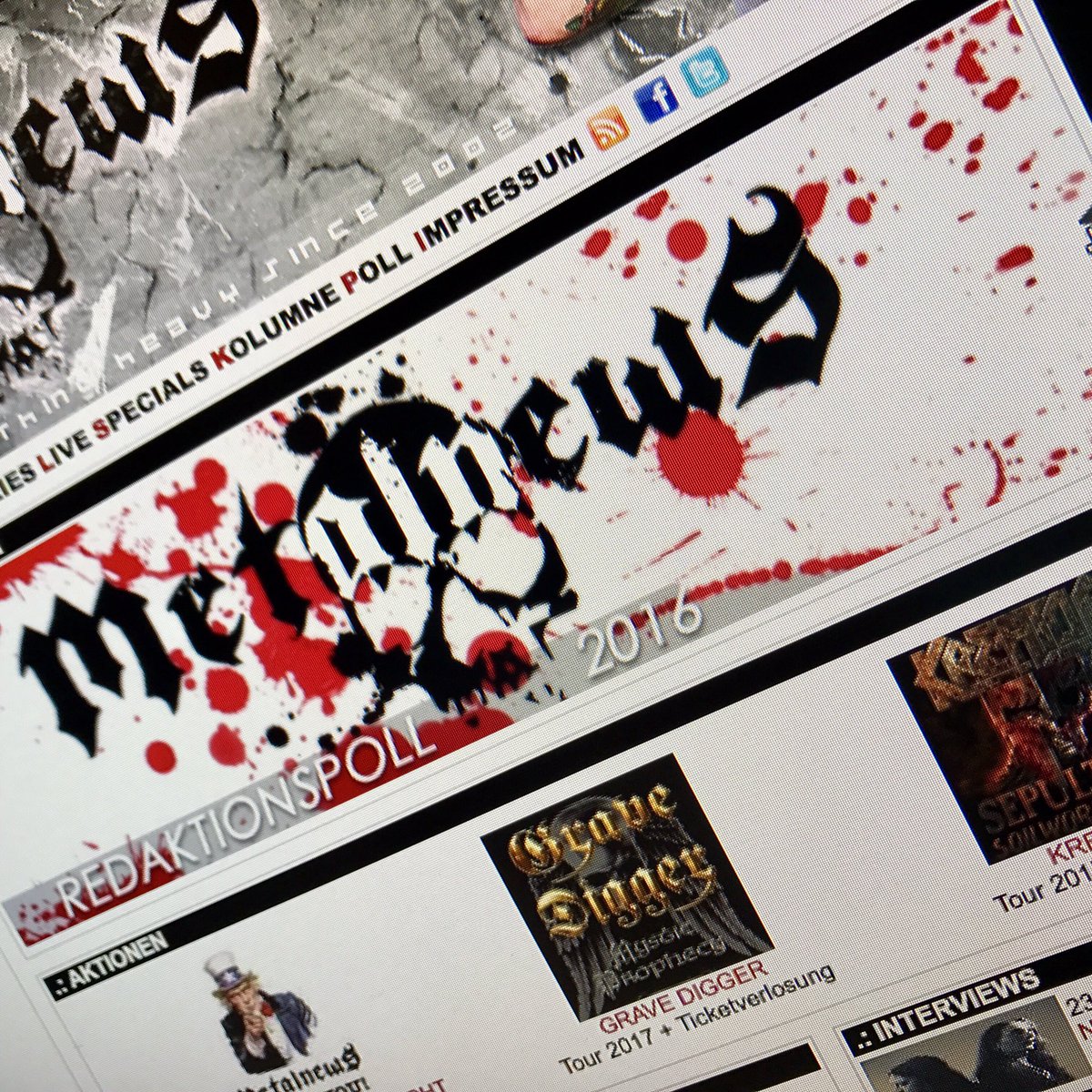 Checkt, was uns am besten gefallen hat, wer wie hart betrunken war, wer die Newcomer des Jahres waren metalnews.de/poll/2016
#poll #neujahr