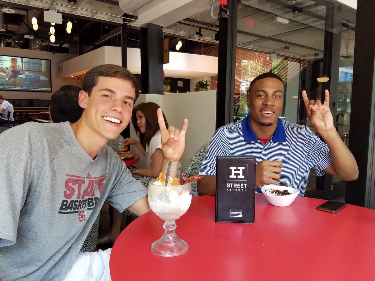 NC State vs Miami 4:30 PM on Big Screen. Potpourri of Fball &amp; BBall all day &amp; night. Join us like Staats Battle &amp; Ralston Turner!  :-)