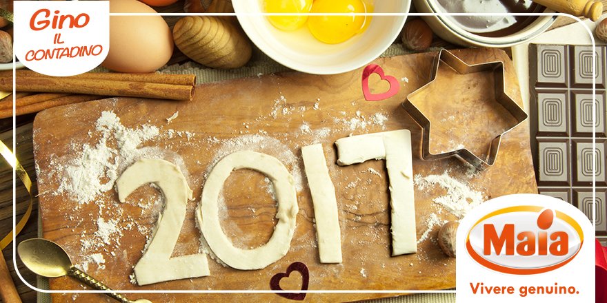 MaiaUova's tweet photo. Da #GinoilContadino e #leuovaMaia, l’augurio per un Nuovo Anno pieno di #bontà! #Buon2017 https://t.co/QCDb3EOBLA