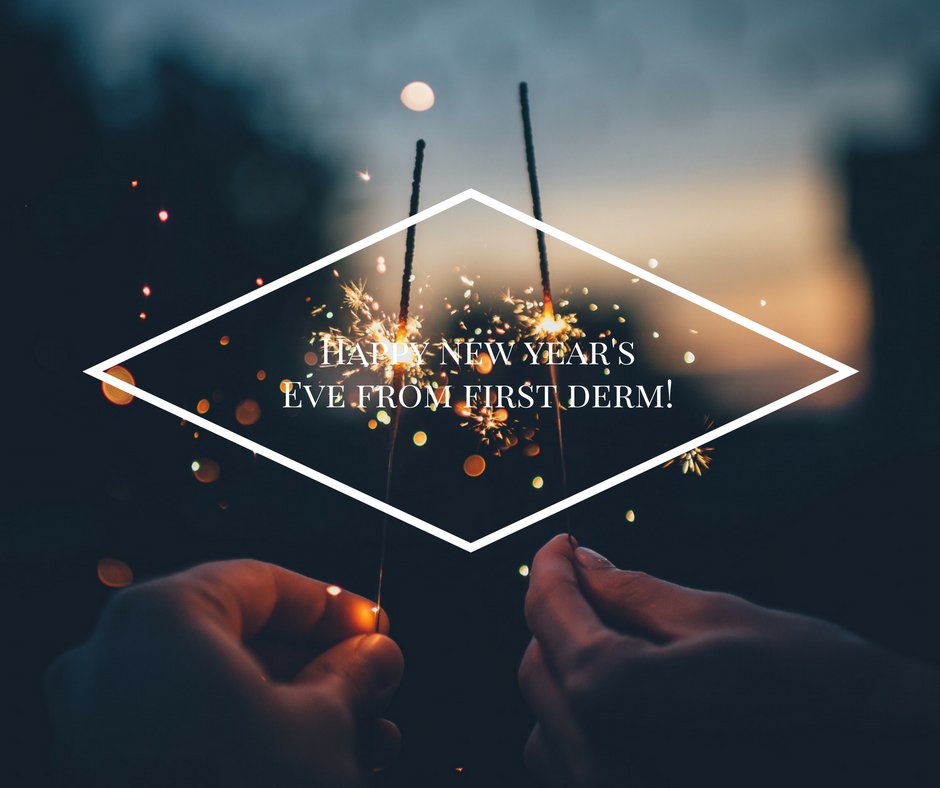 FirstDerm's tweet photo. Happy #NewYearsEve from #FirstDerm to you! https://t.co/eg61OHzUqE