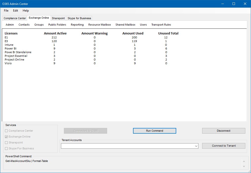 O365 Admin Center tweet media