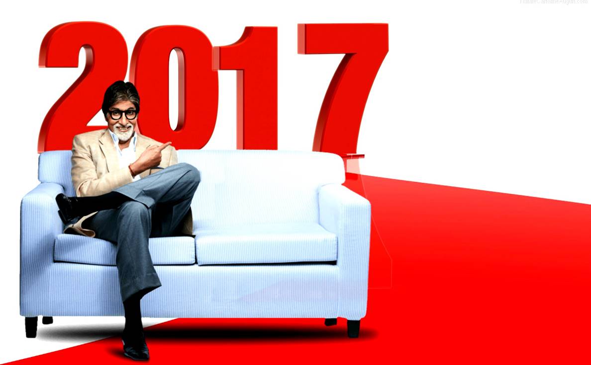 SrBachchan's tweet image. T 2489 - वर्ष नव, हर्ष नव  ...  जीवन  उत्कर्ष नव !! 
New Year wishes for happiness always in 2017 !! 🌺love to all ..🌻🌼