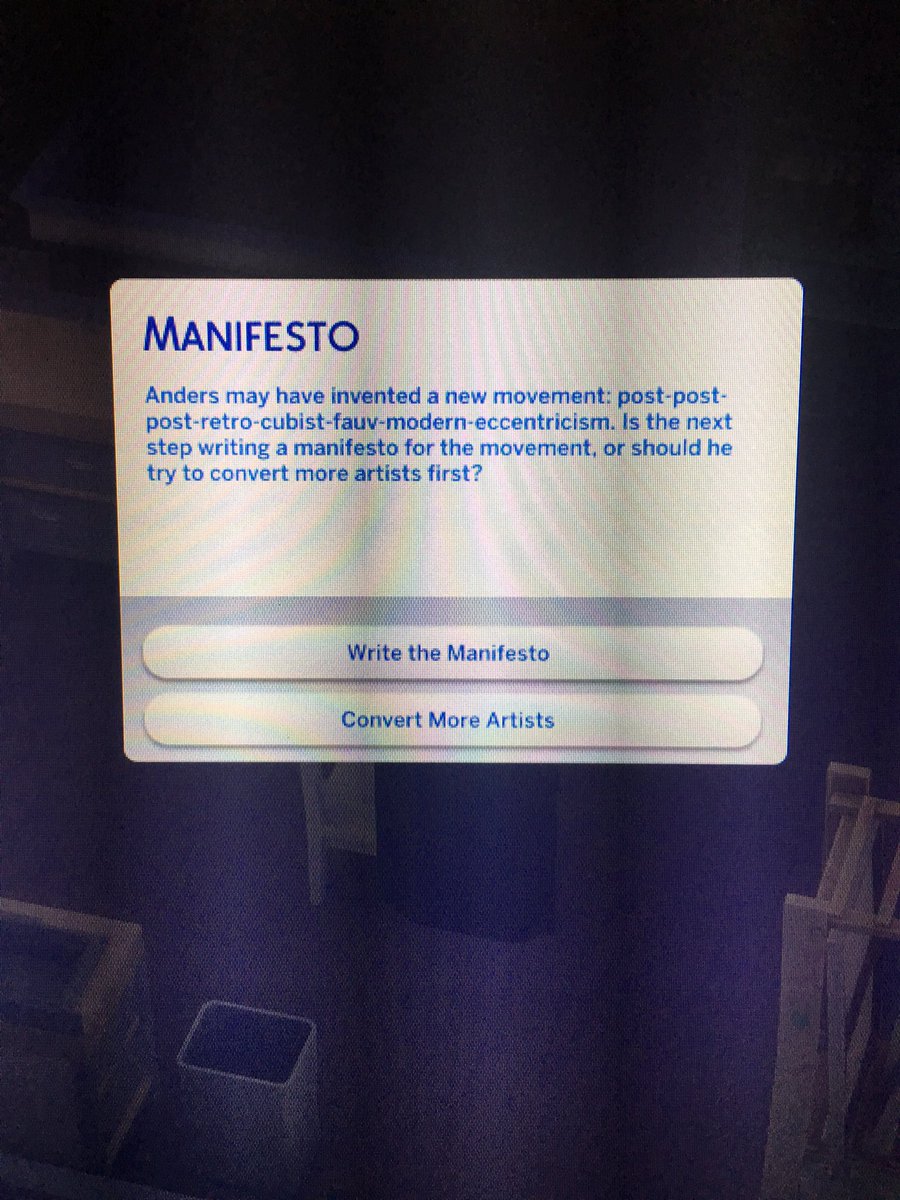 ponticle's tweet photo. Dudes... this just happened... #doitforanders #gamecrossover #thesims4 https://t.co/BDQqDrlaYr
