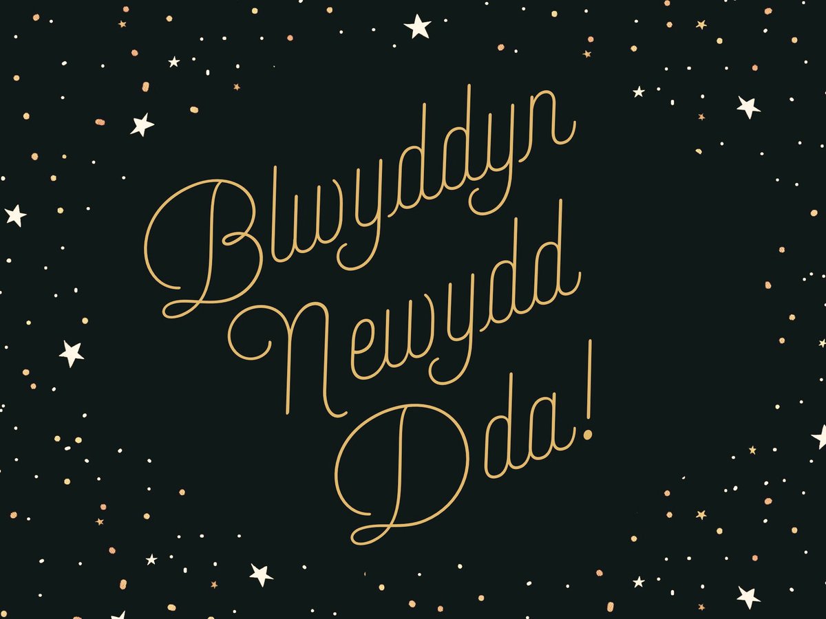🍾 Blwyddyn Newydd Dda i chi gyd! 🥂
