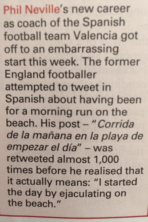 PaddyArsenal's tweet image. Everybody bangs on about how terrible 2016 was but at least we had this from Phil Neville.