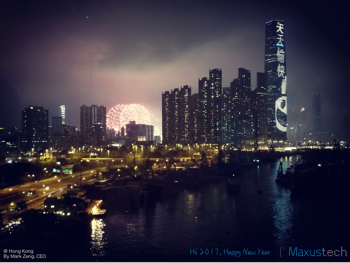 GetWelle's tweet photo. Hi 2017, Happy New Year! #MaxusTech https://t.co/yFwNyI4oTw