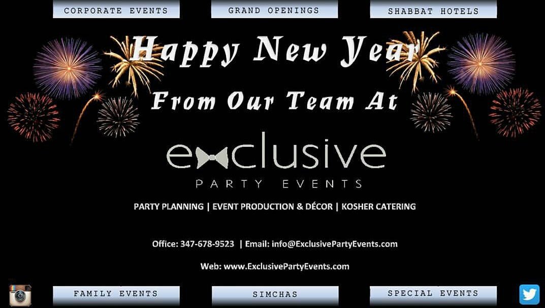 To our friends, clients and followers. 
We wish you all happy and healthy new year. 
#HappyNewYear #Happy2017 #2017 #ExclusivePartyEvents