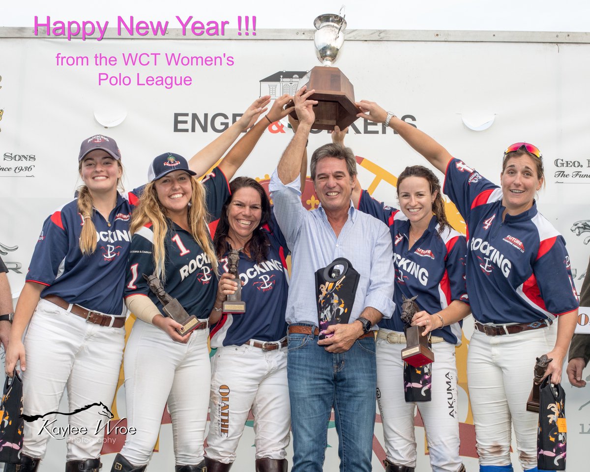 HAPPY NEW YEAR from the WCT Women's Polo League!!! congrats to 2016 US Women's Open Champions Rockin P/ Lockton wctwomenspolo.com