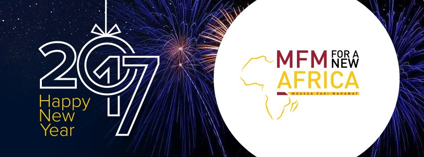 Mes meilleurs voeux pour la nouvelle année qui pointe son nez. Bonne année! #FakiForANewAfrica #FakiPourUneNouvelleAfrique #Tchad #2017
