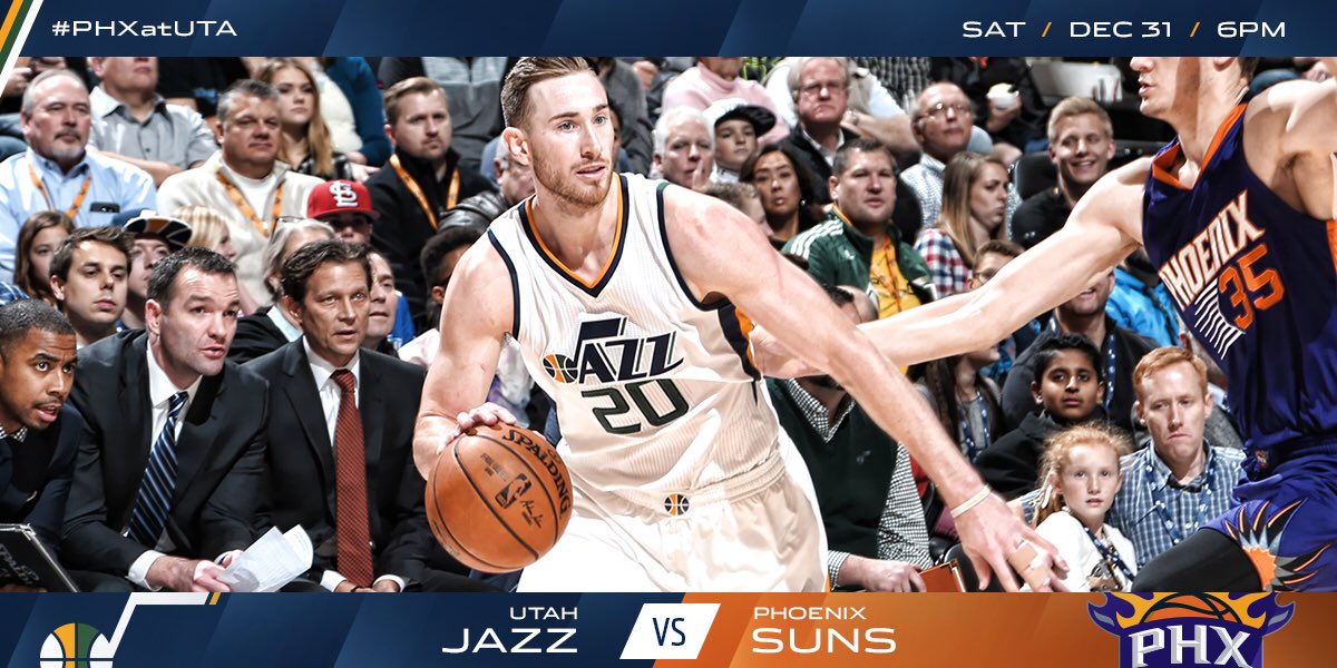 🏀: #PHXatUTA 📺: @ROOTSPORTS_RM 📻: @1280sports 📍: @vivintarena 🎟: tinyurl.com/jazz-10deal 🕕: 6pm MT #TakeNote https://t.co/kcjxPz1538