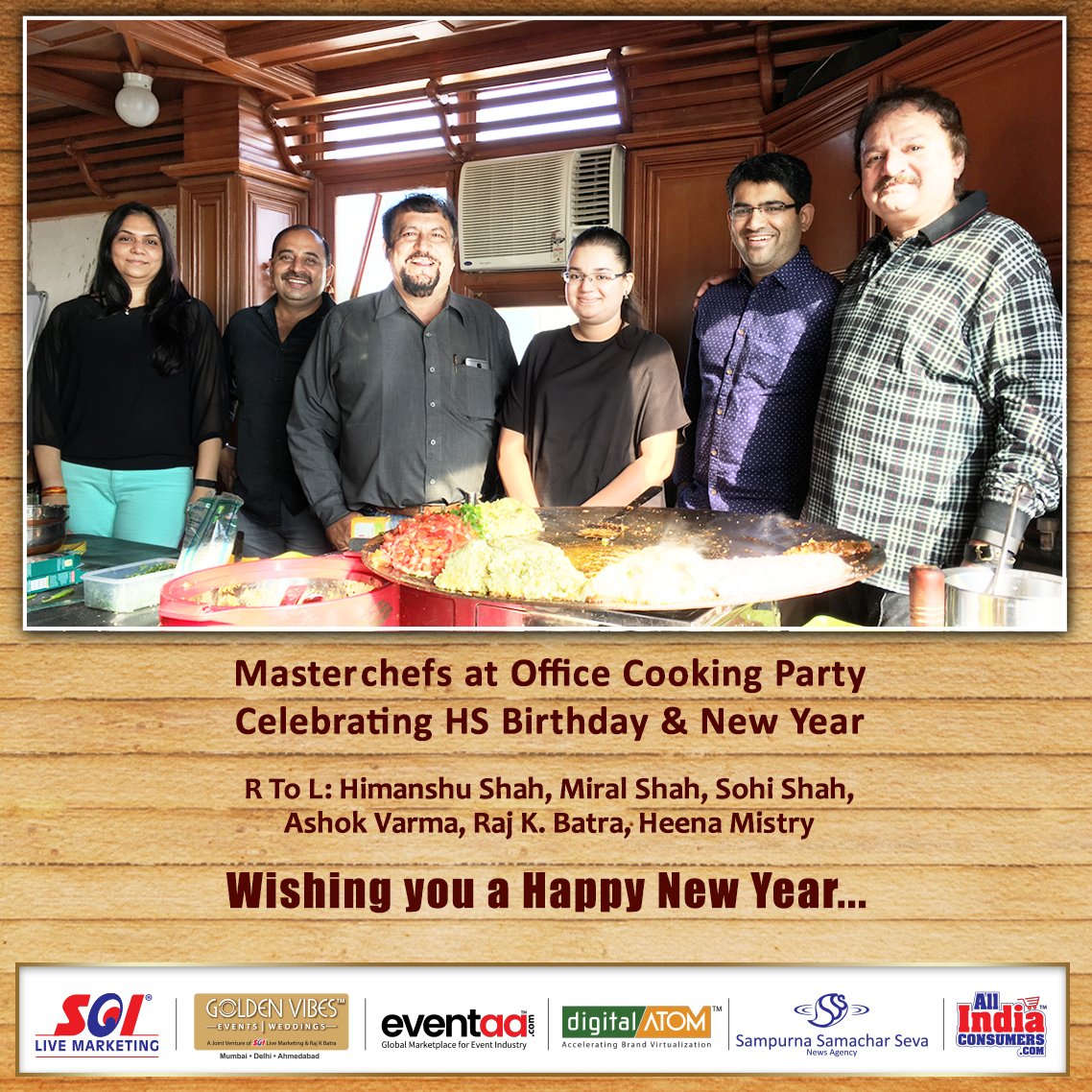 goldenvibesgrp's tweet photo. Corporate Master Chefs..... #happynewyear https://t.co/05qXMRaHdu