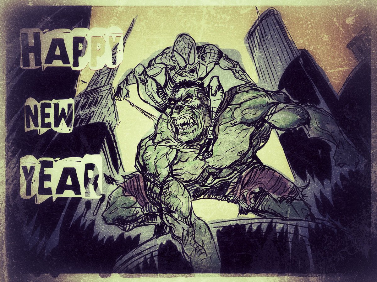 DanieleAfferni's tweet photo. #happynewyear #2017 #Marvel #MarvelDaf #spiderman #Hulk #marvelcomics #ArtofVisual #StanLee #dcmarvelfans #PaintingDaf #InspireByMarvel https://t.co/Z3RI0EitEA