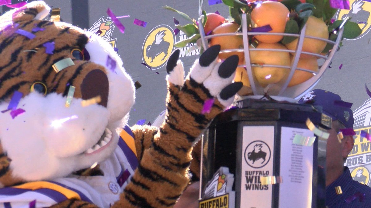 ToddPourciau's tweet photo. #LSU shows promise for #2017 with @BWWCitrusBowl win #GeauxTigers #LSUvsUL @LSUfootball @LSUmiketiger https://t.co/fDdb4bawz8