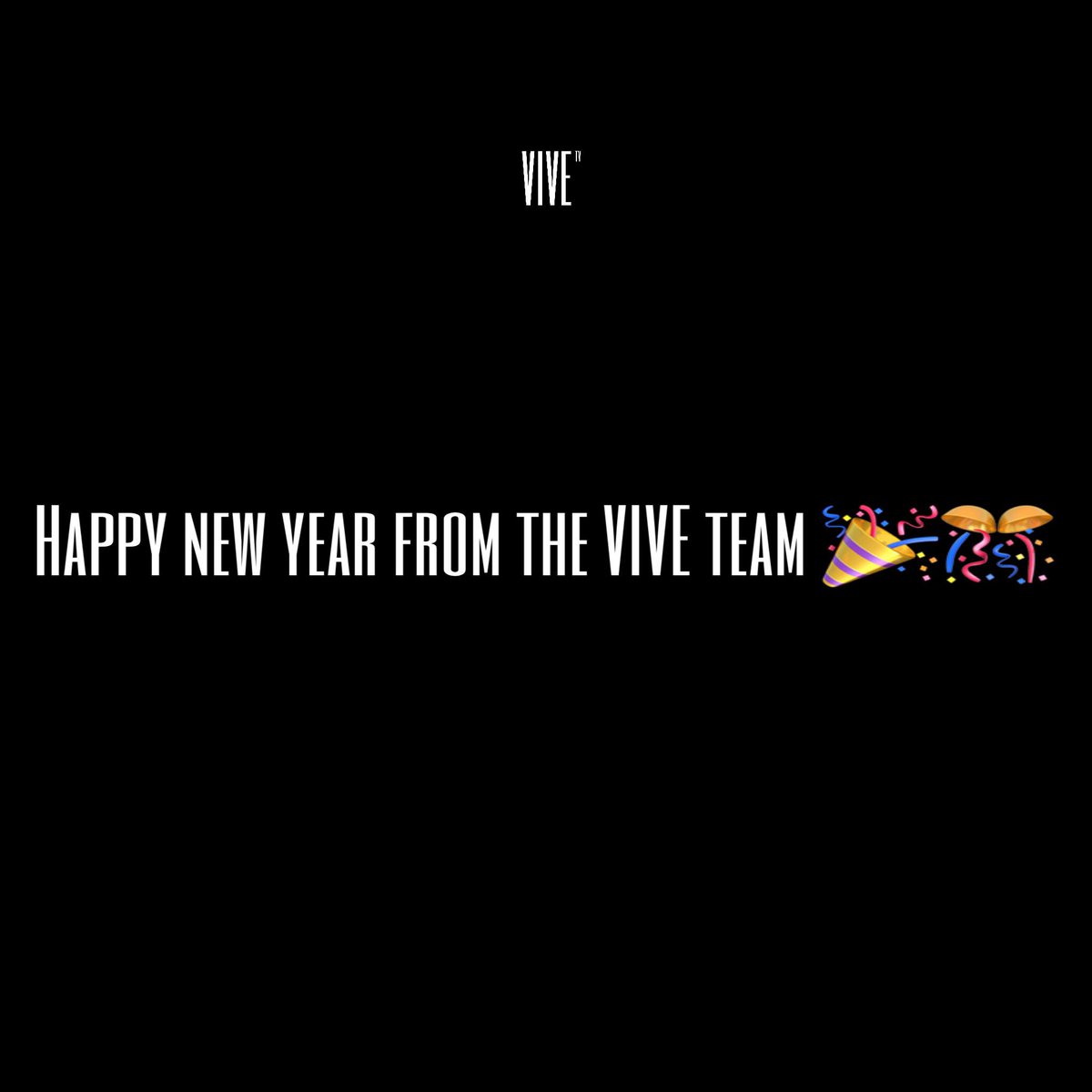 vivenation's tweet photo. #HAPPYNEWYEAR from the the VIVE team and the UK https://t.co/sOd3MhnRvz