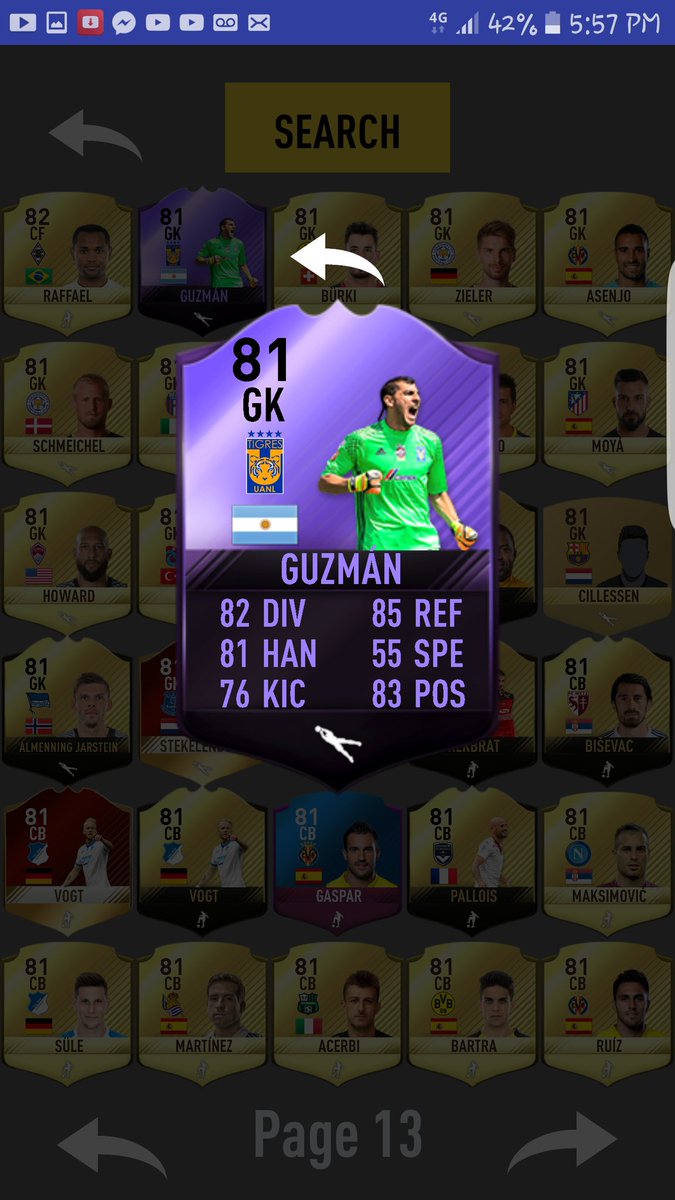 sebas99983's tweet photo. Me salio @PatonGuzman  en futdraft17 👊💣 https://t.co/jWLNwSt6vm