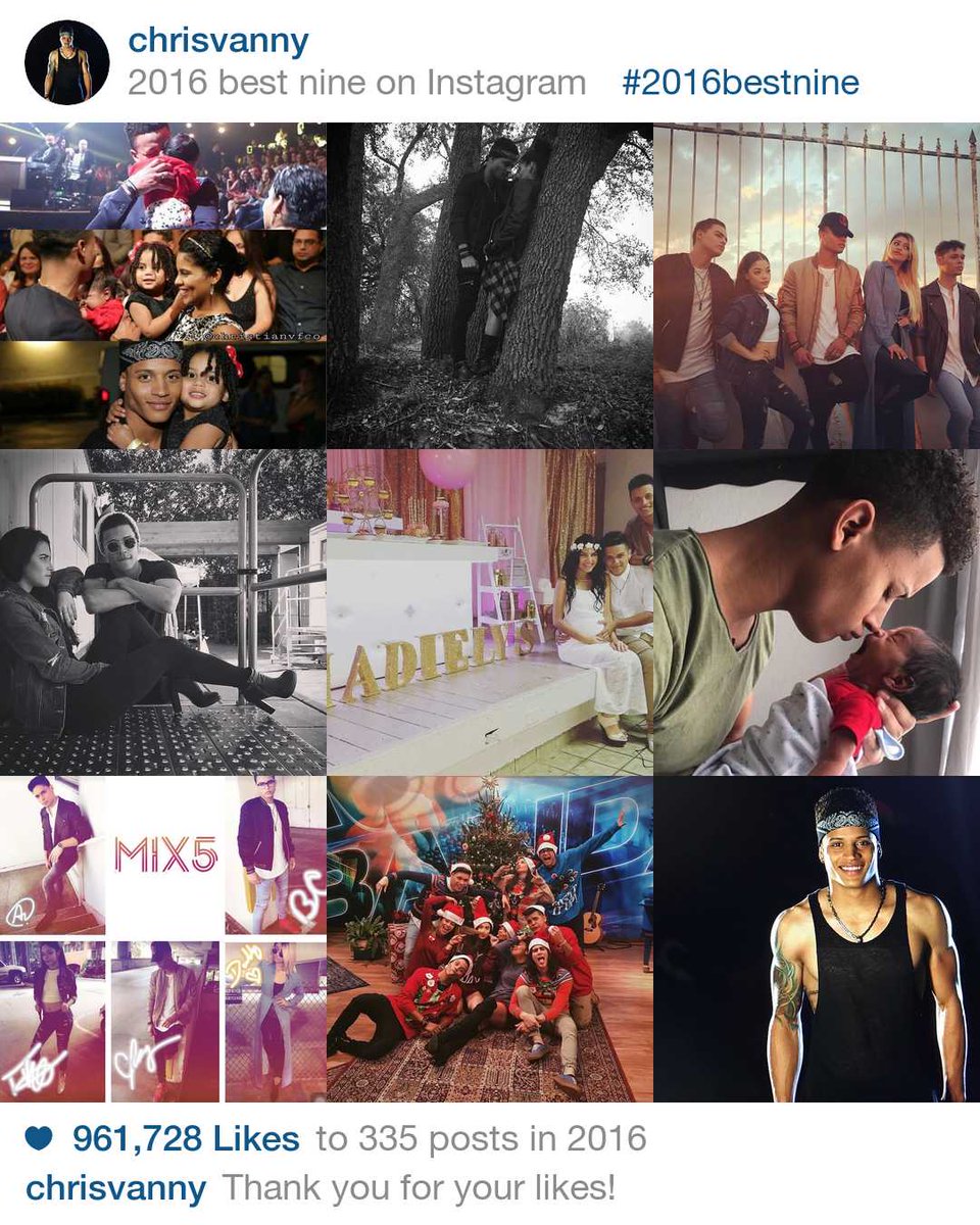 Mix5pur's tweet photo. Las 9 Fotos De Nuestro @CHRISVANNY_  Con Mas Likes En Instagram. #2016Bestnine https://t.co/J0ERwNHxws