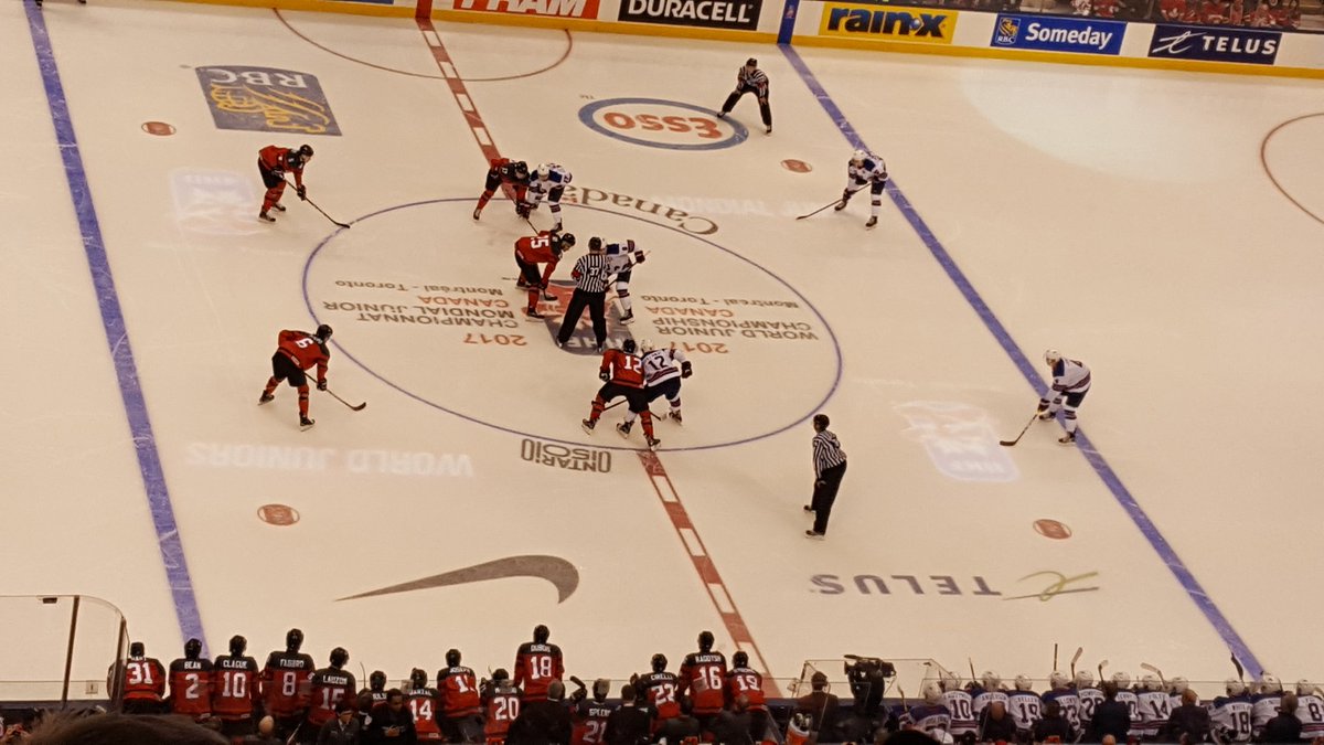 Em_J_See's tweet photo. Go Canada Go! #WorldJuniors #CANvUSA  Comeback time ! https://t.co/9kmRYWvRml