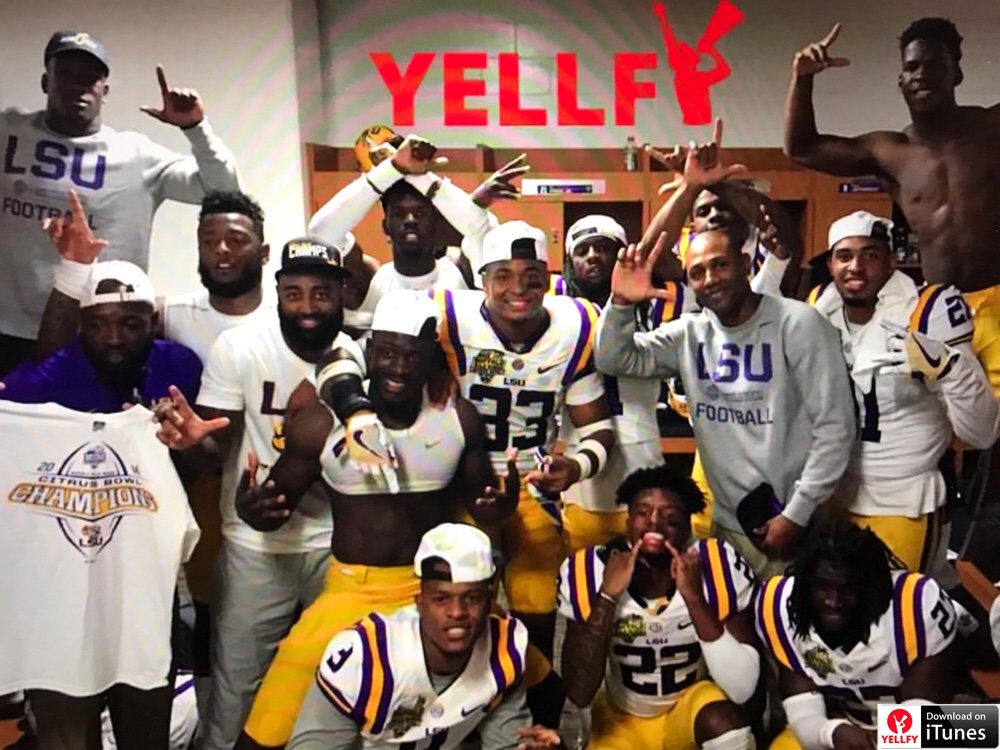 yellfy's tweet photo. #LSUvsLOU congrats ๐๐พ #LSU tigers ๐ฏ for the #citrusbowl bowl g400โ408 S Orange Ave... https://t.co/WeM3ckorQl https://t.co/Zyi7YeqIO6