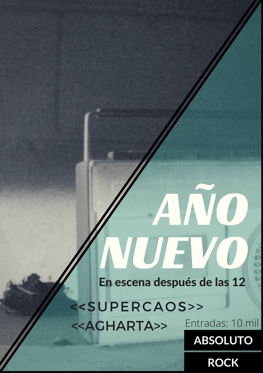 Te esperamos en Absoluto para recibir el 2017 con mucha energía, buena música y amigos!!!
Nos vemos después de las 12