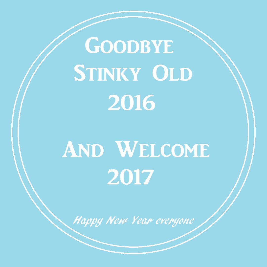 TheSwedishAlex's tweet photo. What's up guys?
This is a picture i made...
"Goodbye Stinky Old 2016 And Welcome 2017"
I wish you all a Happy New Year! https://t.co/a6m94zzxio