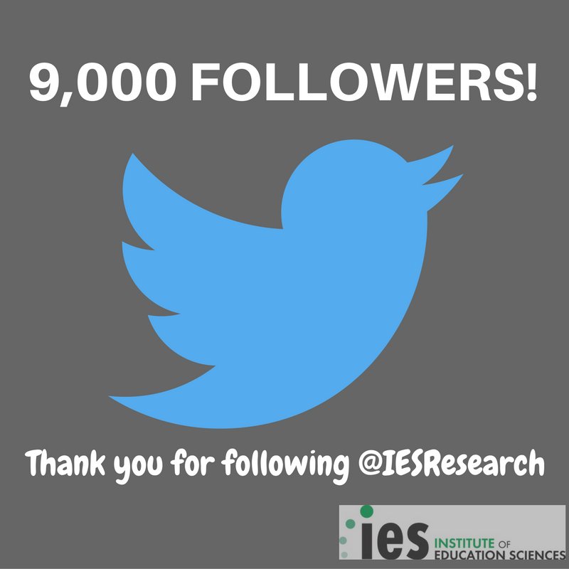 IESResearch's tweet photo. HAPPY NEW YEAR! We ended 2016 with a Twitter milestone: 9,000 followers. Thanks for being a part of our community. On to 10,000! #IES2016 https://t.co/fUc3qncPUm