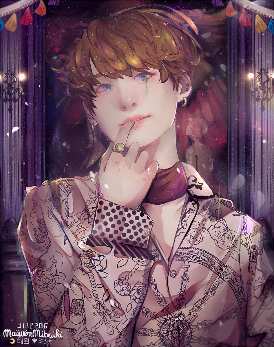 M A E W E N œ Blood Sweat And Tears Jungkook O D O Last Drawing For 16 First Time That I Draw