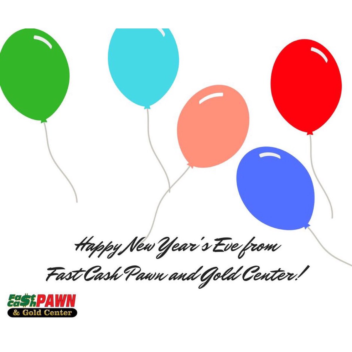 FastCashDenver's tweet photo. Happy New Year's Eve from Fast Cash Pawn and Gold Center! #NYE #Denver https://t.co/SLVRvMfwKy