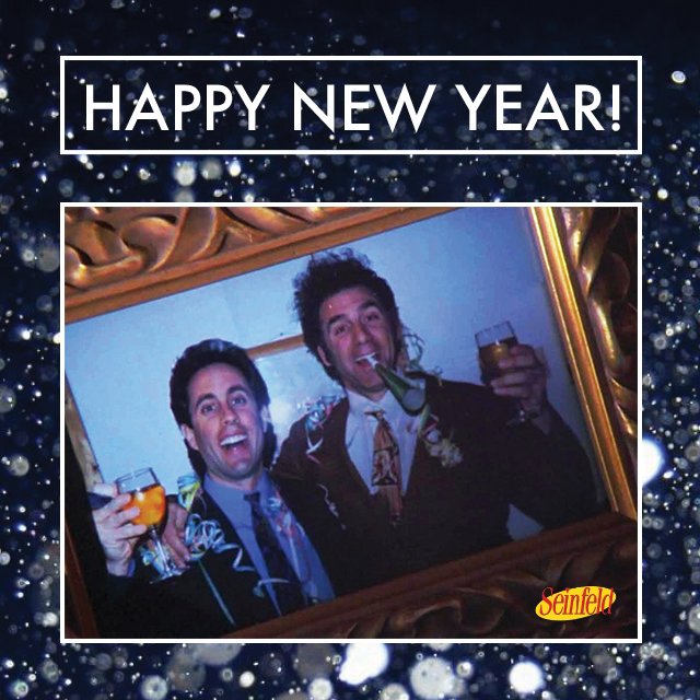 Happy New Year from Seinfeld! #NewYear #Seinfeld https://t.co/gMv8dIQfH5