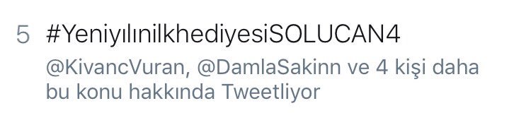 #YeniyılınilkhediyesiSOLUCAN4