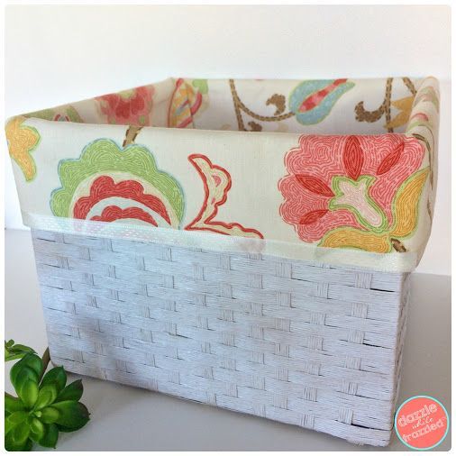 arizonacraftmom's tweet photo. Sew simple https://t.co/HGSxohwKVp DIY basket liners. Get organized in 2017 in style! #nosewprojects https://t.co/IYzgPkfA0I