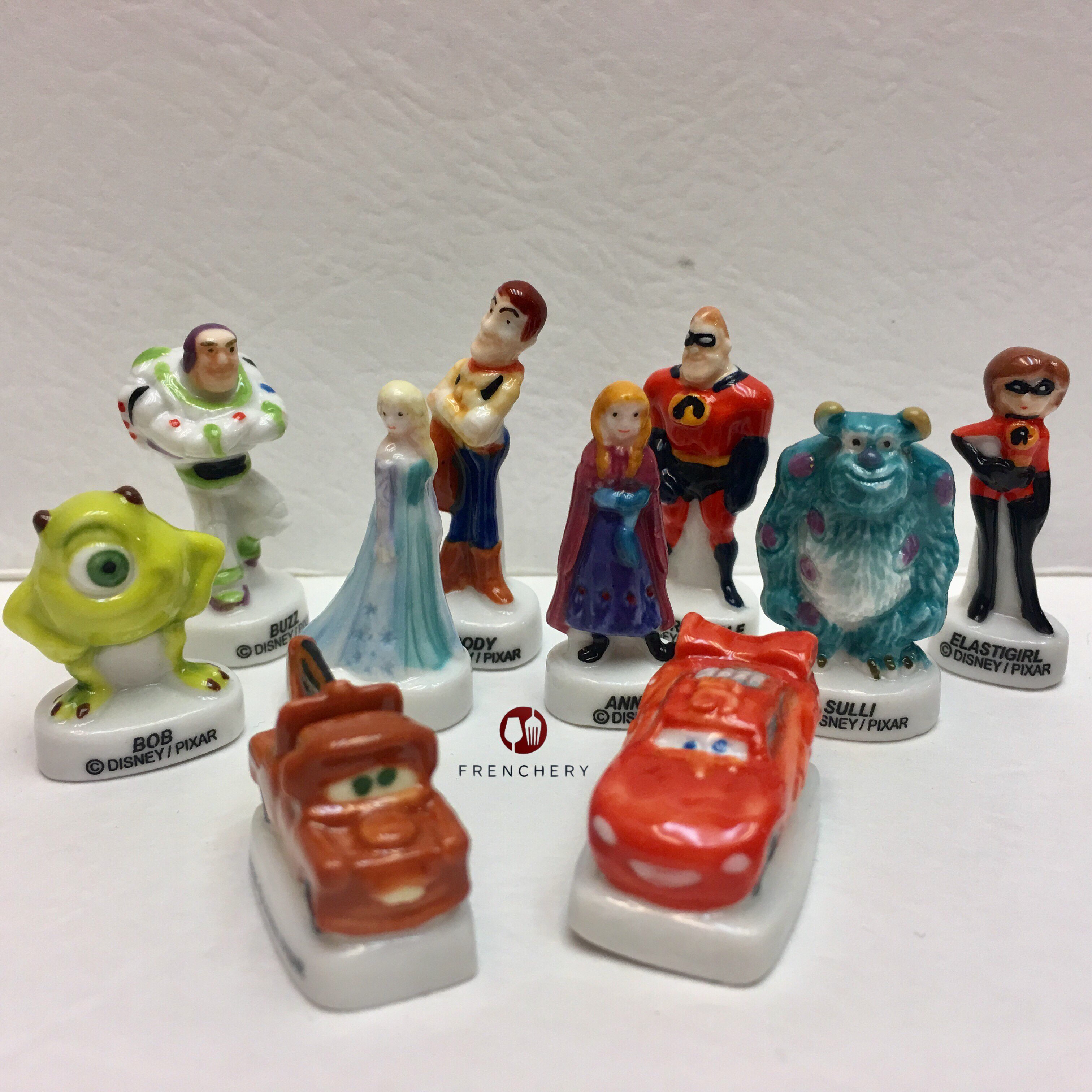 Frenchery on X: Just In: #Disney Santons Ceramic Figurines. These are  small Fèves for your Galette des Rois or King's Cake!    / X