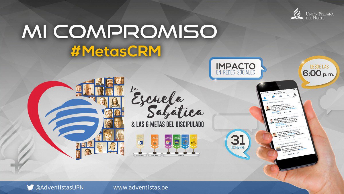 FSOPLAPUCO's tweet photo. Me comprometo a trabajar con la ruta de las #MetasUPN y la #LesAdv
+ oración
+ estudio
+ evangelismo https://t.co/fQg6ycKnCl