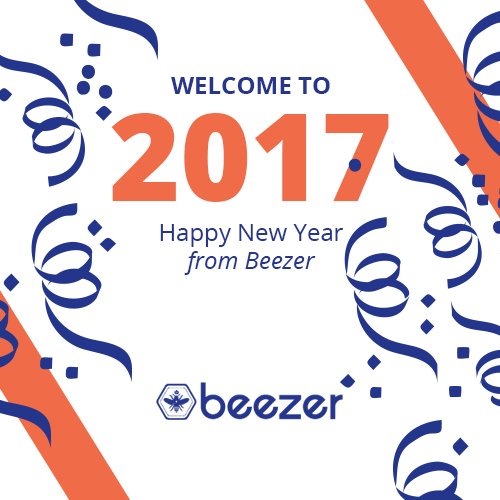 Happy New Year! #NewYear2017 #HappyNewYear #Beezer