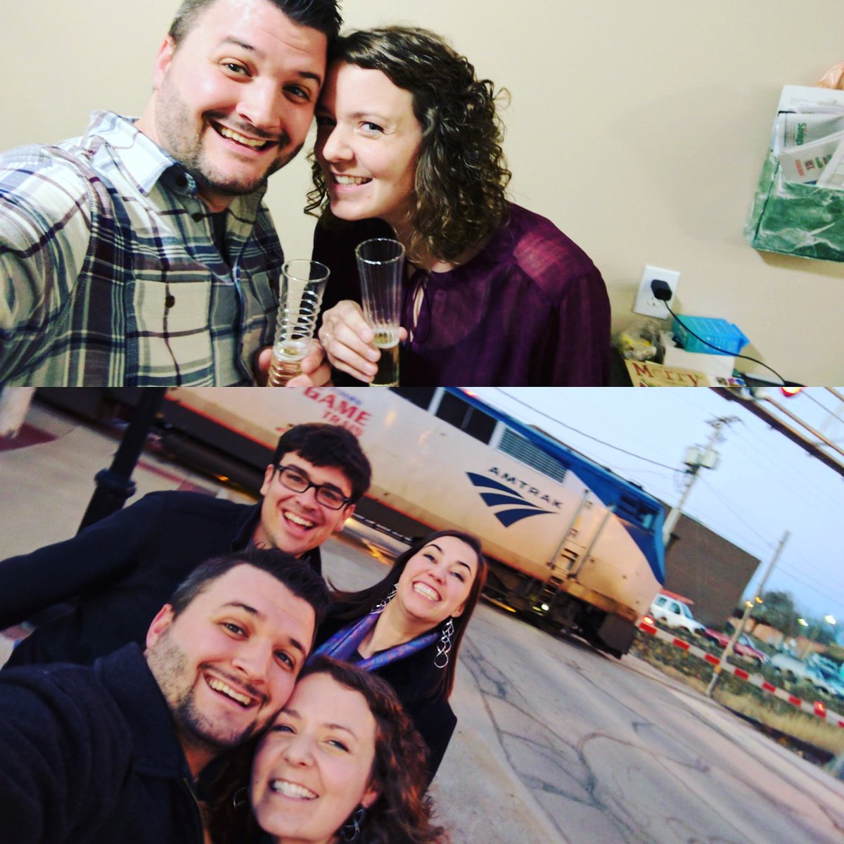 shawleach's tweet photo. Happy New Year! #Amtrak #warrensburg #oldcroakie #olddrum https://t.co/X7oAtorjw7