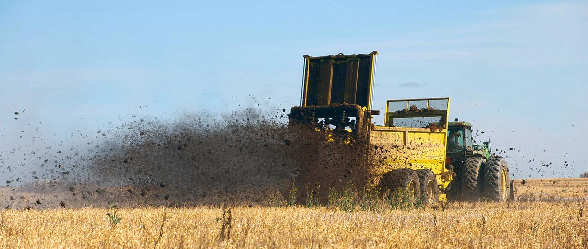 Bought @toddhoffmanfrmr a manure spreader.  Now you'll finally grow a crop in 2017 by spreading your bull****.