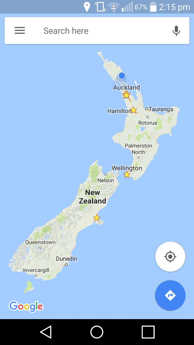 No country fits a phone screen better than New Zealand. fight me