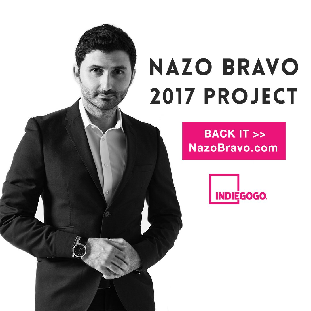 NazoBravo's tweet photo. Your support means everything for my next music project coming early 2017. Pledge to the Indiegogo here https://t.co/1RISwwOgLX https://t.co/kEm6mQXzsX