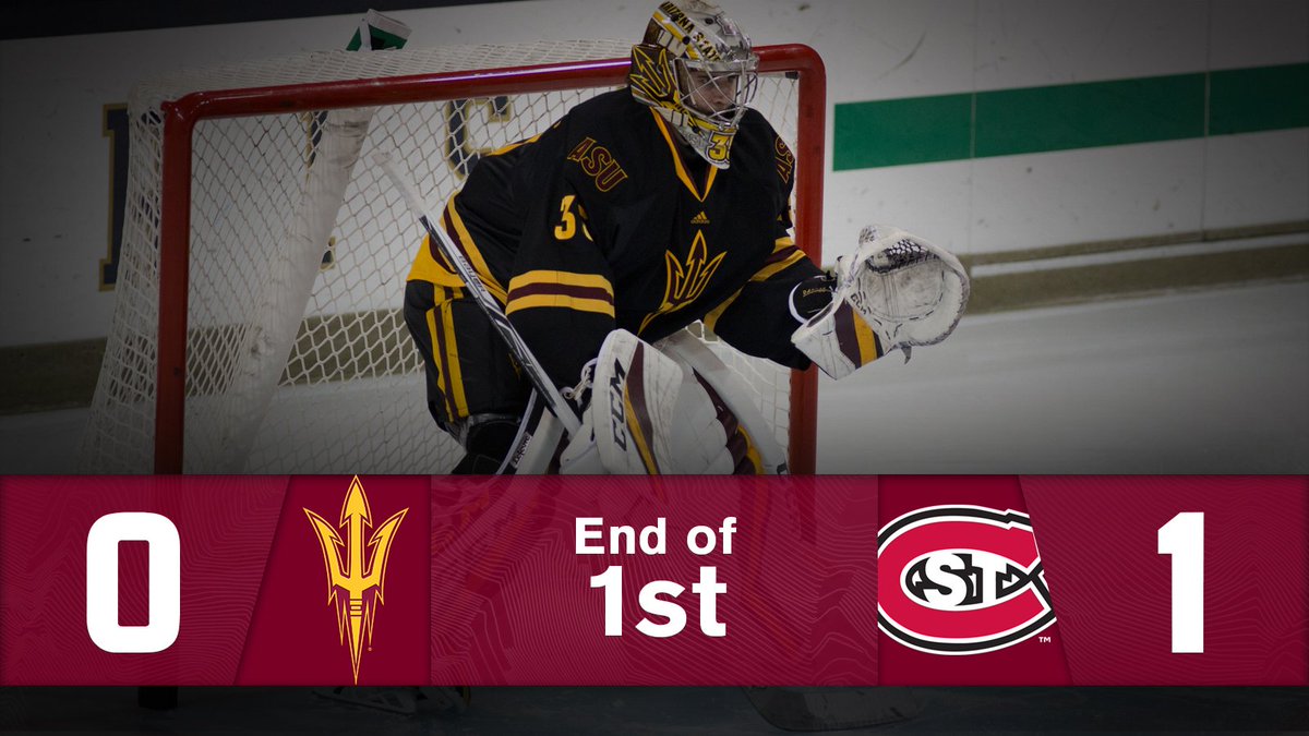 SunDevilHockey's tweet photo. Devils with several opportunities, but it's St. Cloud that capitalizes first. #ASU will start the 2nd on the power play. #DHC2016 https://t.co/cDcbhRFgY3