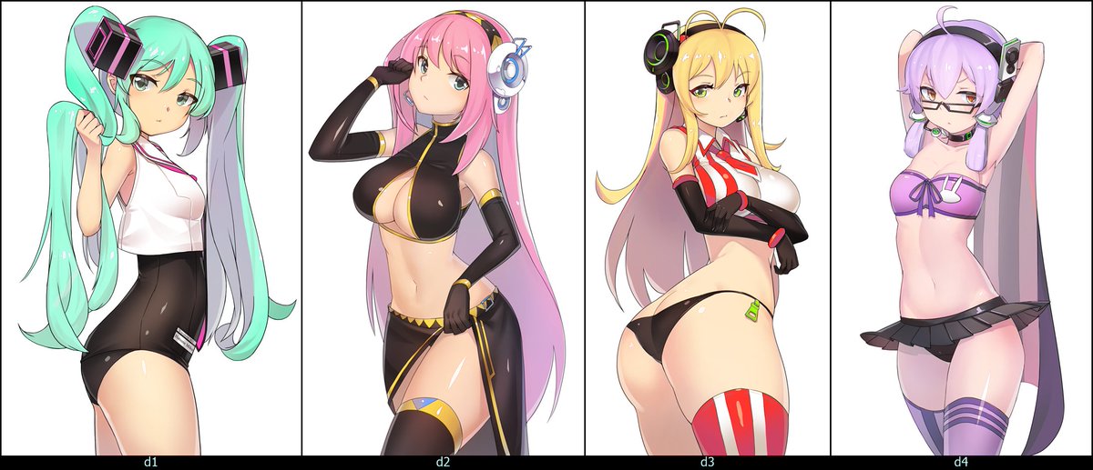 유카리 그렸네요. 처언~처언히 하다보니 4명채우는데 한참 걸렸습니다.