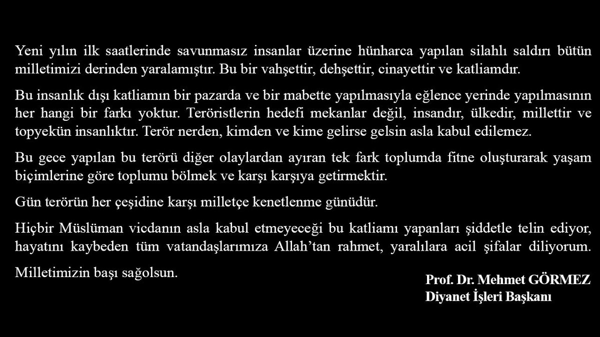 DIBMehmetGormez's tweet photo. Teröristlerin hedefi mekanlar değil,insandır,ülkedir,millettir,insanlıktır.Terör nerden, kimden ve kime gelirse gelsin asla kabul edilemez. https://t.co/uWu93KpbEE