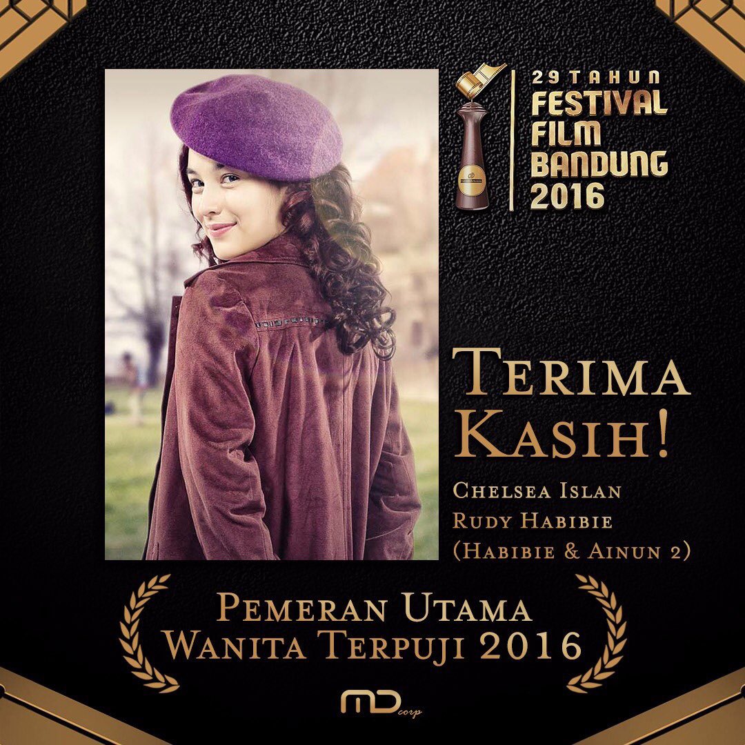 HabibieAinunMD's tweet image. Di tahun 2016, #RudyHabibie berhasil meraih 3 penghargaan dari @ffb87 termasuk FILM TERPUJI! 🎉 #FFB2016
#MDRewind2016 ⏪