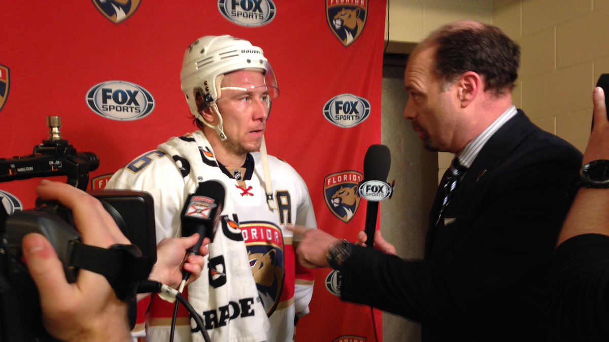 Tonight's game winning goal belongs to Jokinen. He joins @HeyRedDeer on @FOXPanthers! https://t.co/D7TpsXEhac