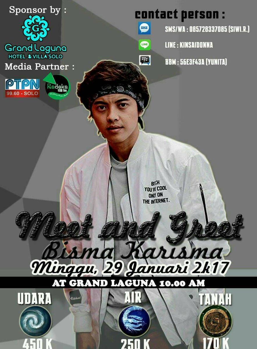 Ada yg seru nih diawal bulan tahun 2017.Mari bermain-main dan bersenang dengan si mamang <a href="/bismakarisma/">BISMA KARISMA</a> disolo