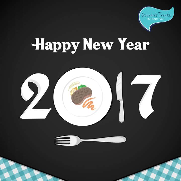 Gourmetfied's tweet photo. May this New Year find you on the table surrounded by your cherish family and beloved friends! #HappyNewYear #GourmetTreats #Hello2017 https://t.co/564GK9OQY6