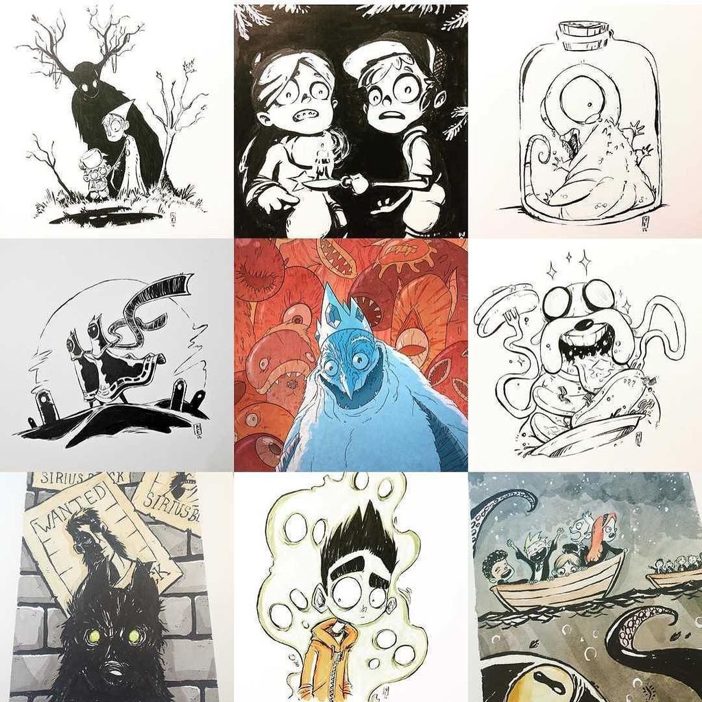 batsquatches's tweet photo. Happy New Year everyone! Thanks so much for all the support! #artistsoninstagram #2016best… https://t.co/FxAk2fUu9Y https://t.co/1I7w3GvZFL