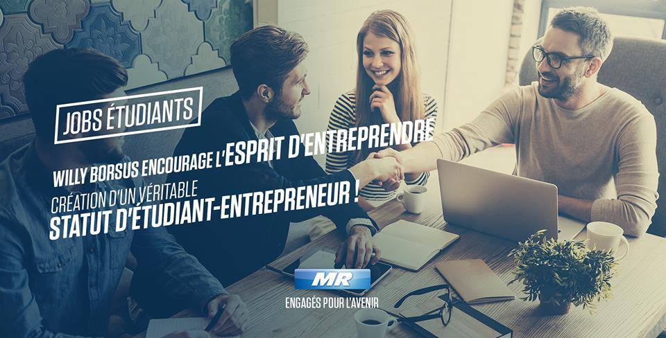 MR_officiel's tweet photo. #Rétro2016- C'est ce 1er janvier que le statut d'étudiant-entrepreneur devient accessible. @WBorsus #MR2016 => https://t.co/VOduRhIM8n https://t.co/KJr1mbWSLl