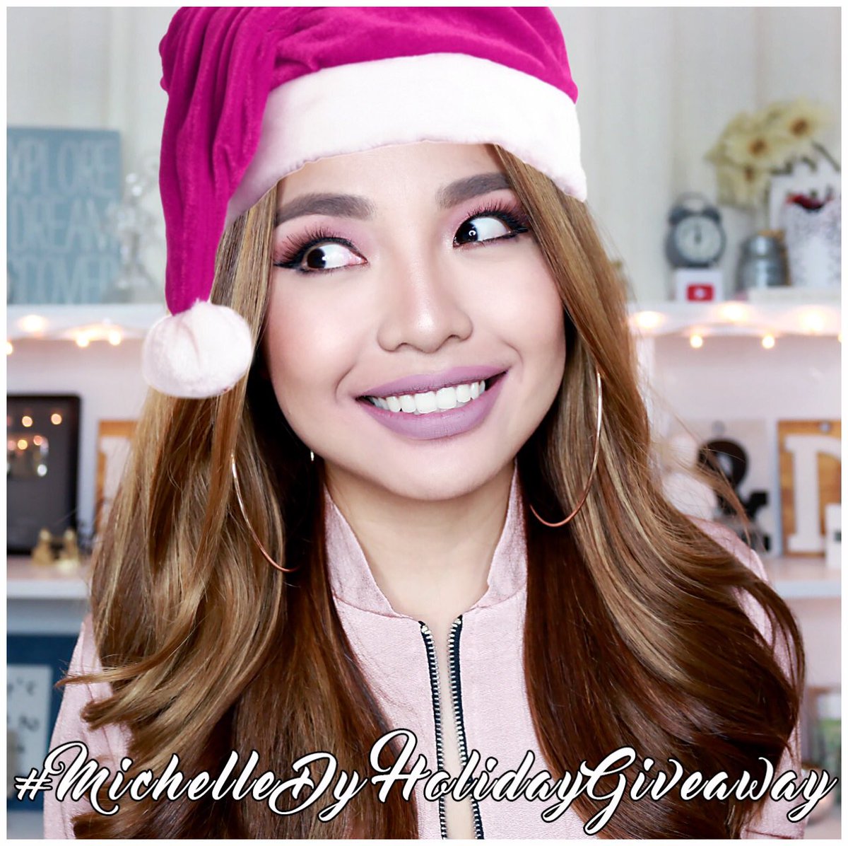 michelle_dy's tweet photo. Repost this picture and tell me why you love me, dont forget to use the hashtag #MichelleDyHolidayGiveaway! 10 Winners ❤️✨ https://t.co/Ku8gslzD38