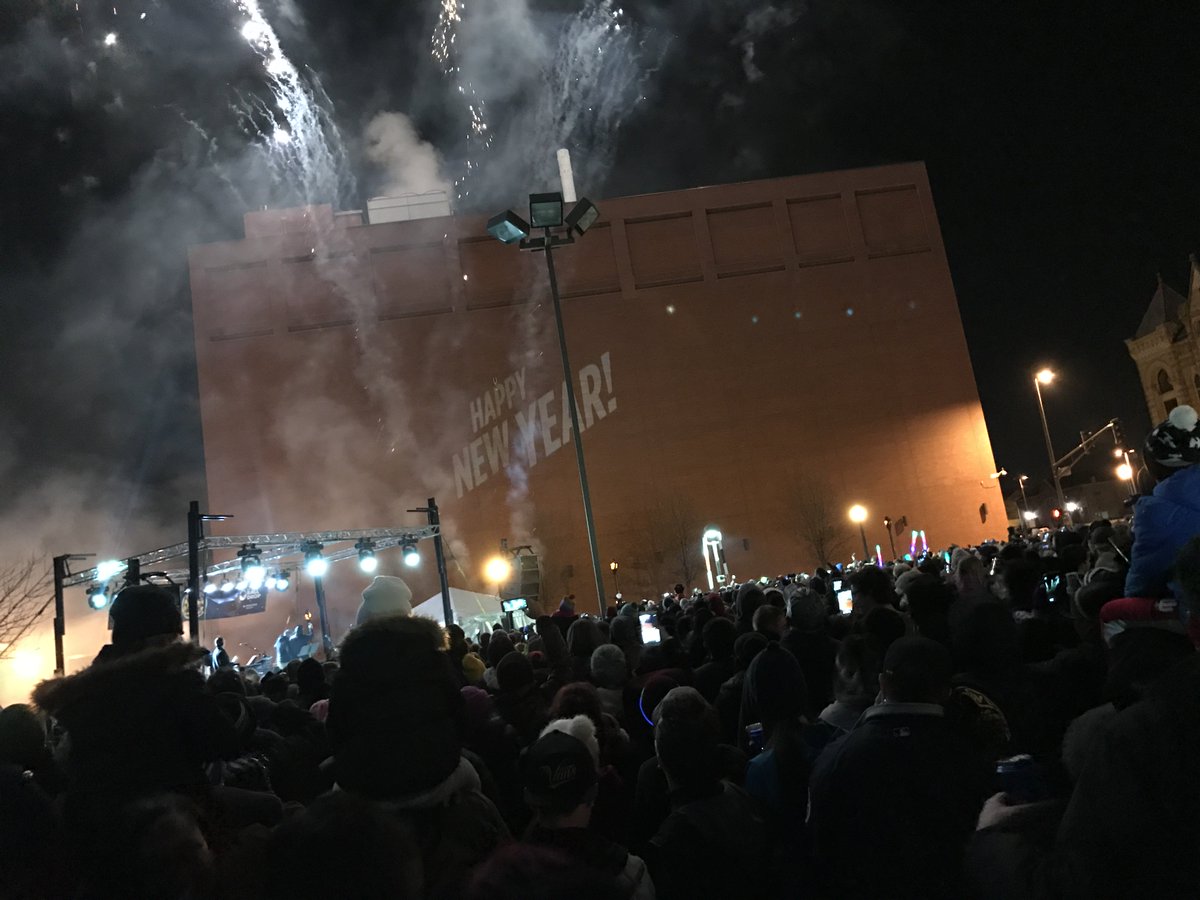 whatzupftwayne's tweet photo. Happy New Year!!! Great turnout for the first annual Fort Wayne Ball Drop! @fwballdrop @wane15 https://t.co/GT4kiCsDLv